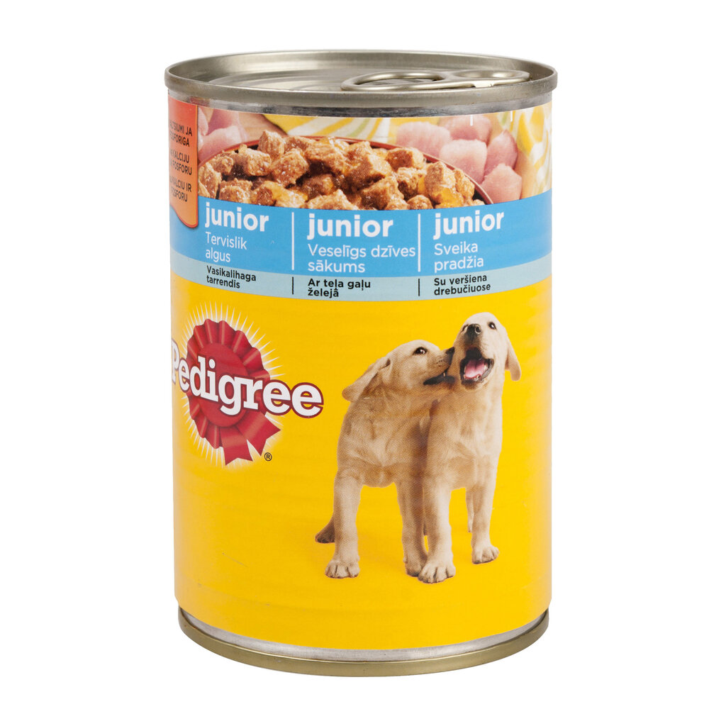 PEDIGREE Junior konservuotas ėdalas šunims 400g kaina ir informacija | Konservai šunims | pigu.lt