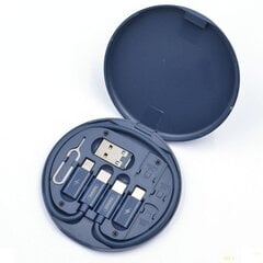 Комплект многофункциональных зарядных кабелей для телефона 5в1, Electronics LV-189 цена и информация | Кабели для телефонов | pigu.lt