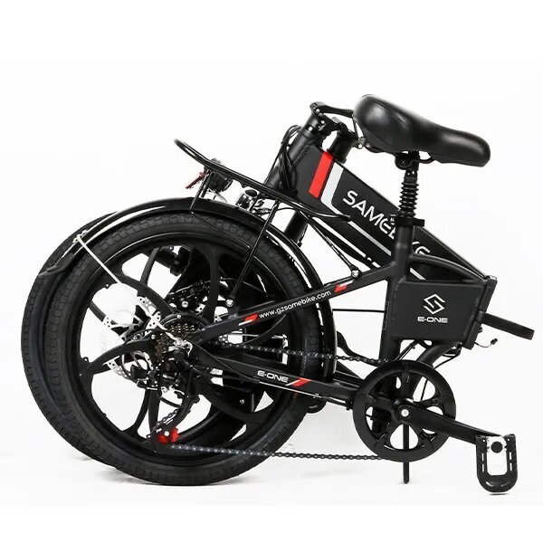 Sulankstomas elektrinis dviratis Samebike 20", juodas kaina ir informacija | Elektriniai dviračiai | pigu.lt