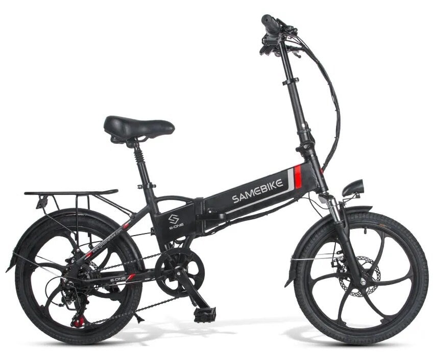 Sulankstomas elektrinis dviratis Samebike 20LVXD30 20", juodas kaina ir informacija | Elektriniai dviračiai | pigu.lt