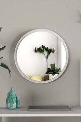 Декоративное зеркало Asir, 45х45 см, белый цена и информация | Зеркала | pigu.lt