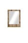 Dekoratyvinis veidrodis Asir, rudas цена и информация | Veidrodžiai | pigu.lt