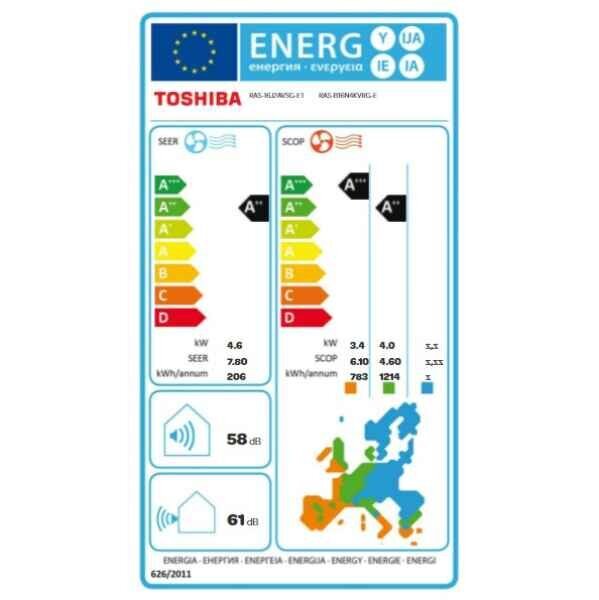 Šilumos siurblys Toshiba Haori Design цена и информация | Kondicionieriai, šilumos siurbliai, rekuperatoriai | pigu.lt