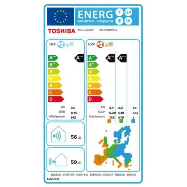 Šilumos siurblys Toshiba Haori Design kaina ir informacija | Kondicionieriai, šilumos siurbliai, rekuperatoriai | pigu.lt