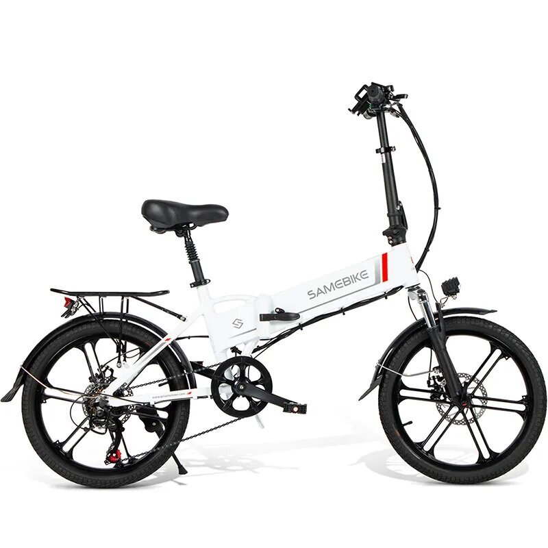 Sulankstomas elektrinis dviratis Samebike 20LVXD30-II 20", juodas цена и информация | Elektriniai dviračiai | pigu.lt