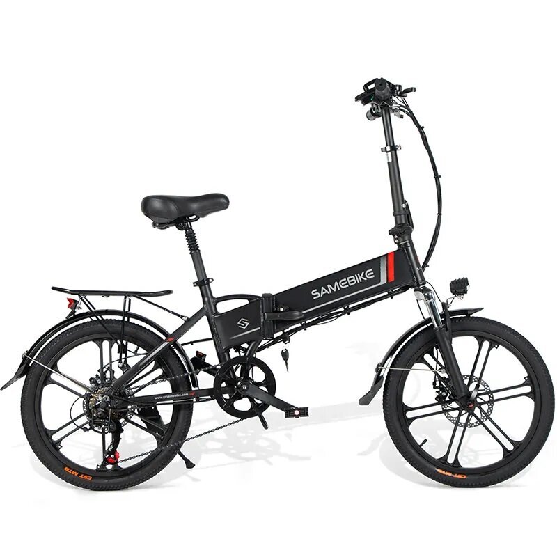 Sulankstomas elektrinis dviratis Samebike 20LVXD30-II 20", juodas kaina ir informacija | Elektriniai dviračiai | pigu.lt