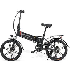 Sulankstomas elektrinis dviratis Samebike 20LVXD30-II 20", juodas цена и информация | Электровелосипеды | pigu.lt