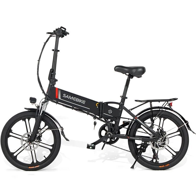 Sulankstomas elektrinis dviratis Samebike 20LVXD30-II 20", juodas kaina ir informacija | Elektriniai dviračiai | pigu.lt