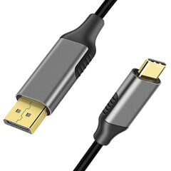 Reagle USB-C/DisplayPort, 1.8 m цена и информация | Кабели и провода | pigu.lt