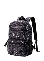 Рюкзак для детей, черно-белый цена и информация | Школьные рюкзаки, спортивные сумки | pigu.lt