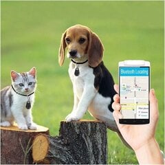 GPS мини-трекер для домашних животных Litelife, белый цена и информация | Поводки и ошейники для кошек | pigu.lt