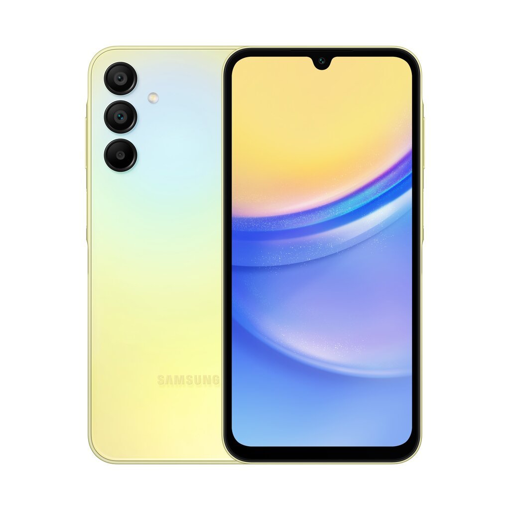 Телефон Samsung Galaxy A15 5G 4/128GB SM-A156BZYDEUE Yellow цена | pigu.lt