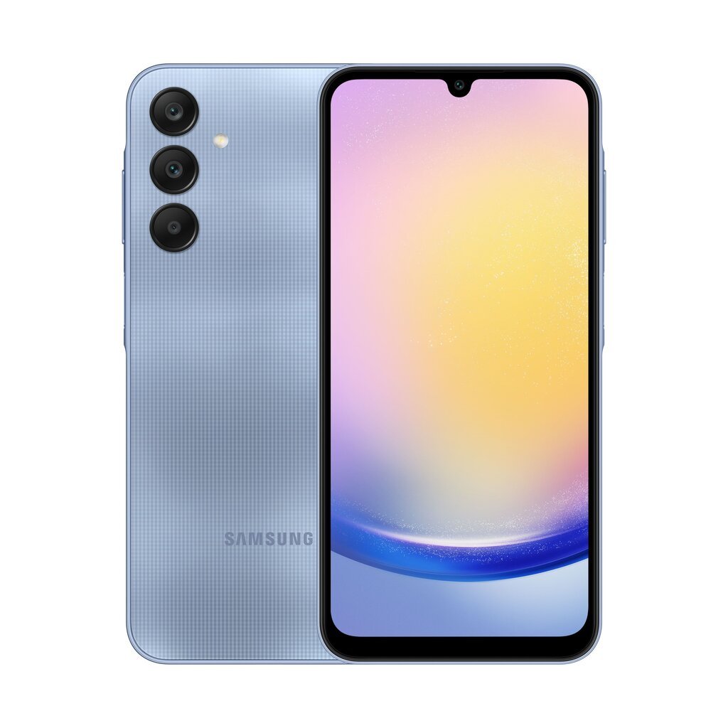 Samsung Galaxy A25 5G 6/128GB SM-A256BZBDEUE Blue kaina ir informacija | Mobilieji telefonai | pigu.lt