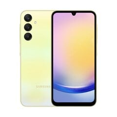 Samsung Galaxy A25 5G 6/128 ГБ Желтый цвет цена и информация | Мобильные телефоны | pigu.lt