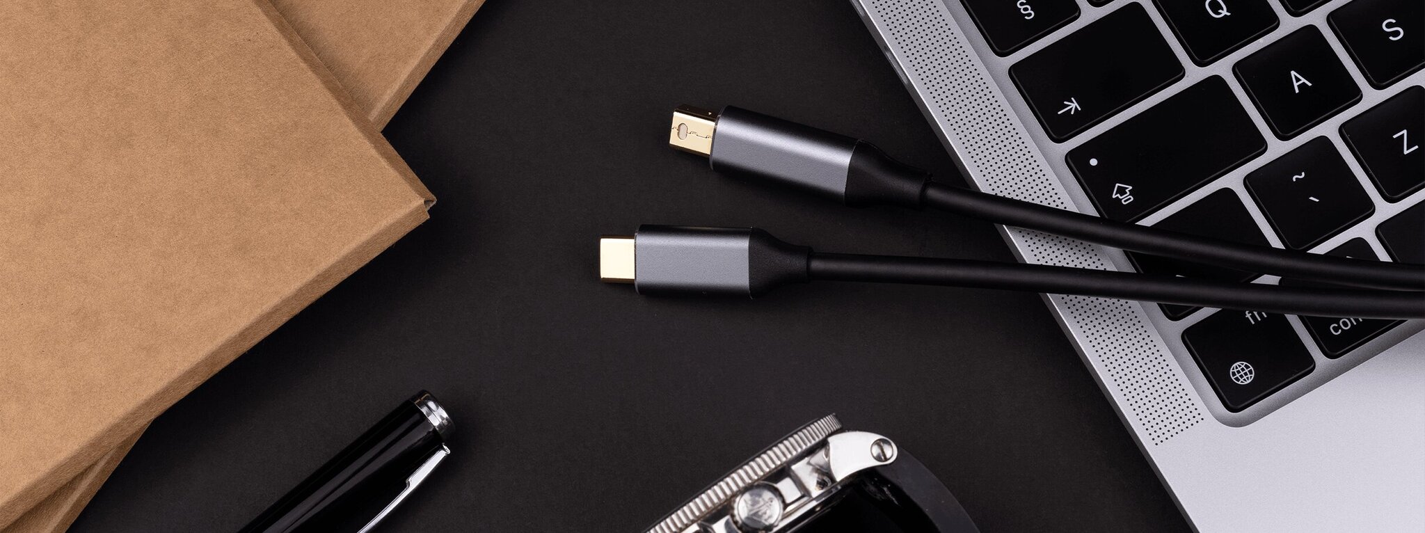 Reagle USB-C/mini DisplayPort, 1.8 m kaina ir informacija | Kabeliai ir laidai | pigu.lt