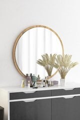 Декоративное зеркало Asir, 50х60 см, светло-коричневый цена и информация | Зеркала | pigu.lt