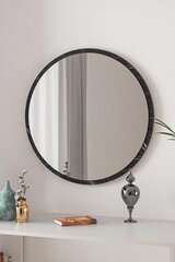 Декоративное зеркало Asir, 60х60 см, чёрный/белый цена и информация | Зеркала | pigu.lt