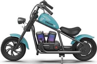 Vaikiškas vienvietis elektrinis motociklas Hyper Gogo Cruiser 12 plus, mėlynas kaina ir informacija | Elektromobiliai vaikams | pigu.lt