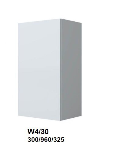 Pakabinama spintelė Carrini W4 30, dešininė, balta kaina ir informacija | Virtuvinės spintelės | pigu.lt