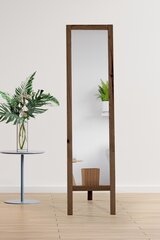 Декоративное зеркало Asir, 50х60 см, коричневый цена и информация | Зеркала | pigu.lt
