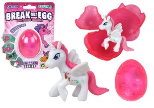 Magiškas vienaragio kiaušinis Lean Toys, rožinis, 6 cm цена и информация | Игрушки для девочек | pigu.lt
