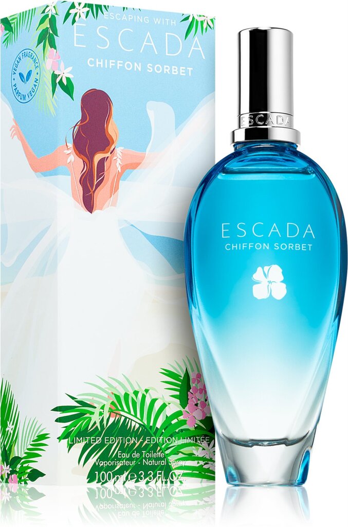 Tualetinis vanduo Escada Chiffon Sorbet EDT moterims, 100 ml kaina ir informacija | Kvepalai moterims | pigu.lt