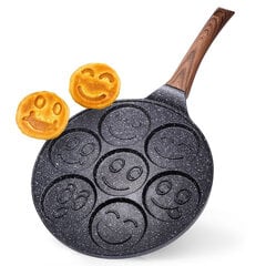 Блинная сковорода Вафельная форма - Блинная сковорода Smile цена и информация | Cковородки | pigu.lt