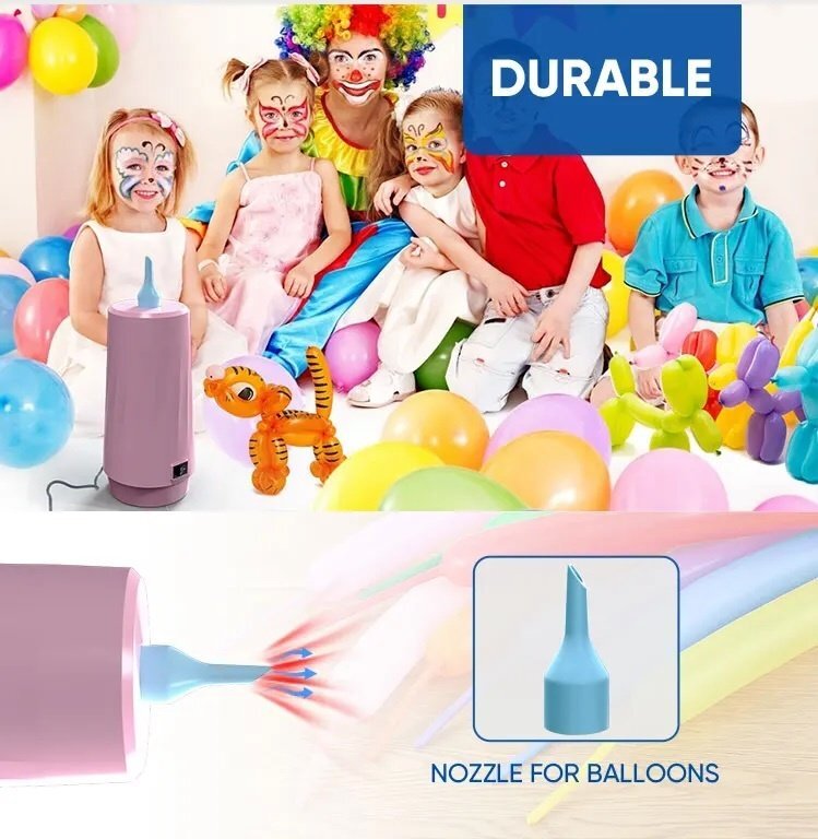 Elektrinė balionų pompa, rožinė цена и информация | Balionai | pigu.lt