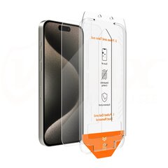 Vmax tempered glass easy install 2,5D Normal Glass for iPhone 15 Plus 6,7" цена и информация | Защитные пленки для телефонов | pigu.lt