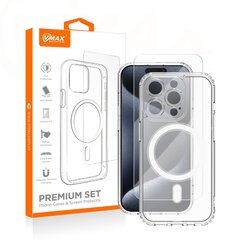 Vmax set Mag case + glass 2,5D premium for iPhone 13 Pro 6,1" цена и информация | Чехлы для телефонов | pigu.lt