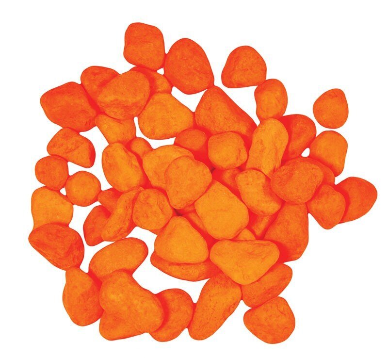 Akvariumo smėlis Happet, oranžinis 4cm 1kg kaina ir informacija | Akvariumo augalai, dekoracijos | pigu.lt