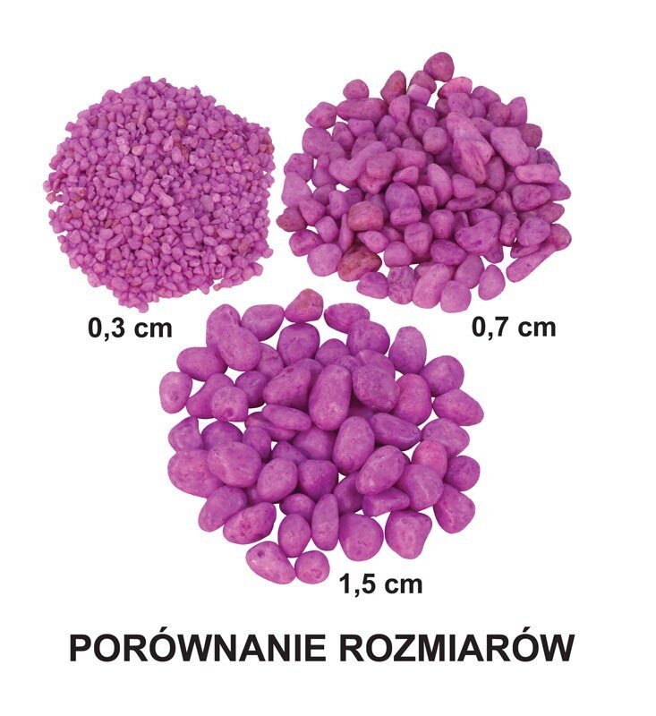 Akvariumo smėlis Happet, violetinis, 0,7 cm 0,5 kg цена и информация | Akvariumo augalai, dekoracijos | pigu.lt