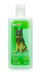 Универсальный шампунь Happet 240 мл цена и информация | Косметические средства для животных | pigu.lt