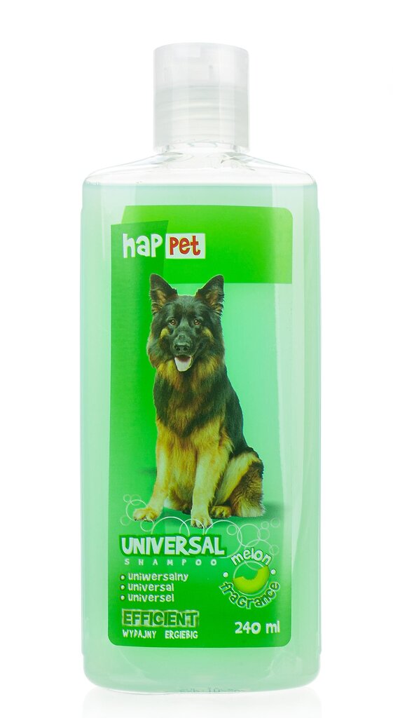 Universalus šampūnas Happet, 240 ml цена и информация | Kosmetinės priemonės gyvūnams | pigu.lt