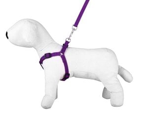 Petnešos su pavadėliu šunims Happet SA53, violetinės spalvos цена и информация | Ошейники, подтяжки для собак | pigu.lt