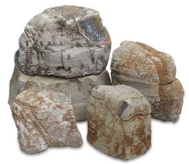 Серый горный камень Хаппет кг цена и информация | Аквариумные растения и декорации | pigu.lt