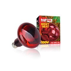 Naktinė lemputė terariumjui Happet, 100 W, raudona kaina ir informacija | Prekės egzotiniams gyvūnams | pigu.lt