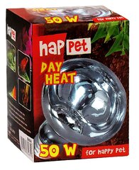 Лампа Terra Day Heat UVA Happet 50W цена и информация | Товары для экзотических животных | pigu.lt