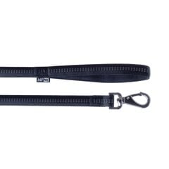 Soft Style Happet поводок + шлейка черный светоотражатель M 1,5 см цена и информация | Ошейники, подтяжки для собак | pigu.lt