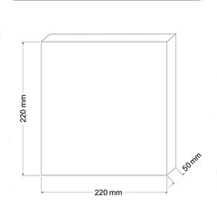 Filtravimo kempinė Happet, 22x22x5cm цена и информация | Садовые бассейны и товары для их ухода | pigu.lt