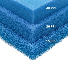 Smulki filtravimo kempinė, mėlyna kaina ir informacija | Sodo baseinai ir jų priežiūros priemonės | pigu.lt