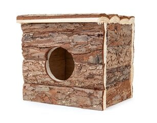 Домик для грызунов, деревянный 16 см цена и информация | Клетки и аксессуары для грызунов | pigu.lt