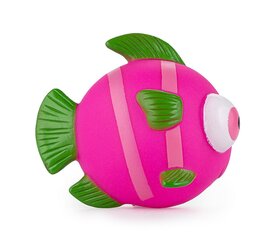 Žaislas šunims Happet Z840, rožinė žuvis, 9cm цена и информация | Игрушки для собак | pigu.lt