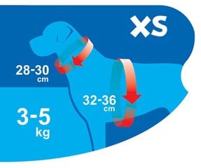 Petnešos šunims Air Comfort, įvairių dydžių, mėlynos kaina ir informacija | Antkakliai, petnešos šunims | pigu.lt