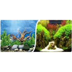 Фон для аквариума 9091 рулон 30 см T132 цена и информация | Аквариумные растения и декорации | pigu.lt