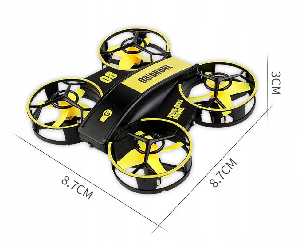 Mini dronas su uždaru propeleriu RC RH821 kaina ir informacija | Žaislai berniukams | pigu.lt