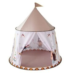 Детская палатка «Замок», бежевая цена и информация | Детские игровые домики | pigu.lt