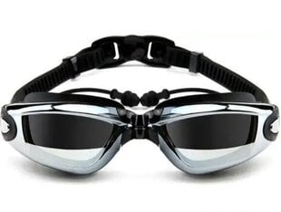Plaukimo akiniai su -8.0 dioptrijomis trumparegystei Magicso, juodi kaina ir informacija | Plaukimo akiniai | pigu.lt