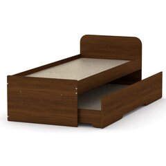 Кровать 80+70, коричневая цена и информация | Кровати | pigu.lt