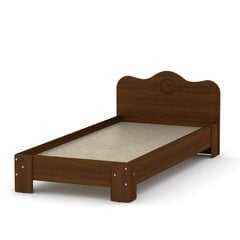 Кровать МДФ 100, коричневая цена и информация | Кровати | pigu.lt
